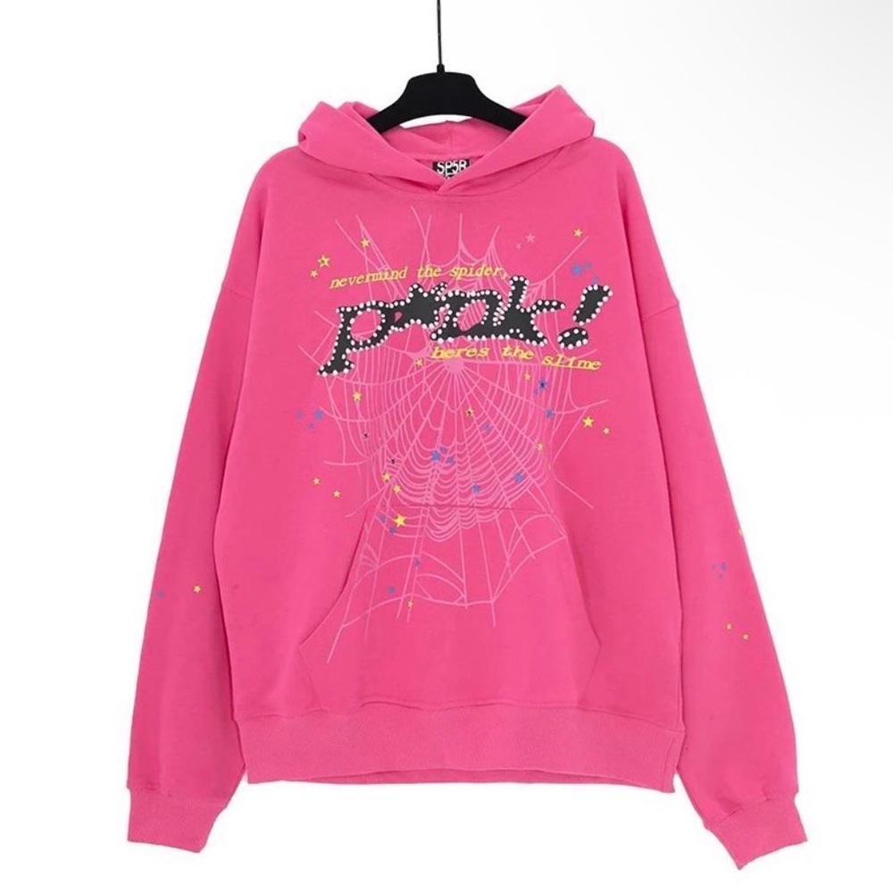 Pink Graphic Hoodie